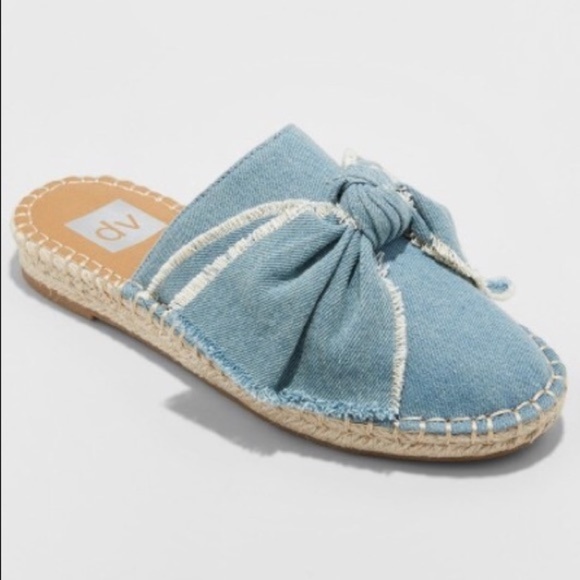 Dolce Vita Shoes - Dolce Vita denim bow espadrilles mules